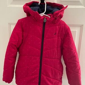 Girls Nautica Puffer Jacket Size 5